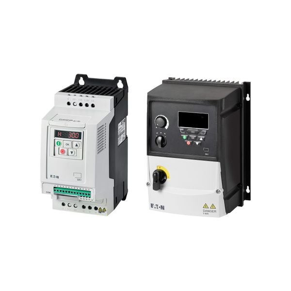 Variable frequency drive, 400 V AC, 3-phase, 150 A, 75 kW, IP55/NEMA 12, Radio interference suppression filter, OLED display, DC link choke image 8