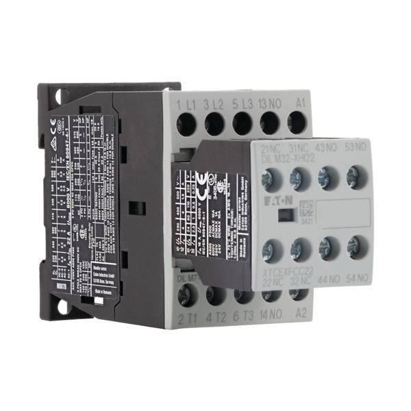 Contactor, 380 V 400 V 3 kW, 3 N/O, 2 NC, 230 V 50 Hz, 240 V 60 Hz, AC operation, Screw terminals image 16