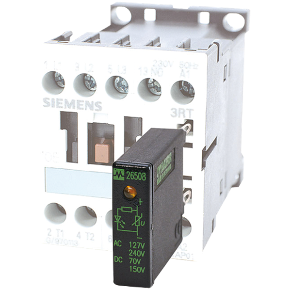 SIEMENS CONTACTOR SUPPRESSOR RC, 24VDC image 1