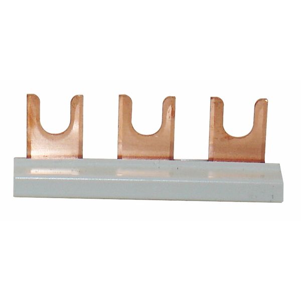 Busbar for Class II (C) Arr., 3x, insulated, for TN-C system image 1