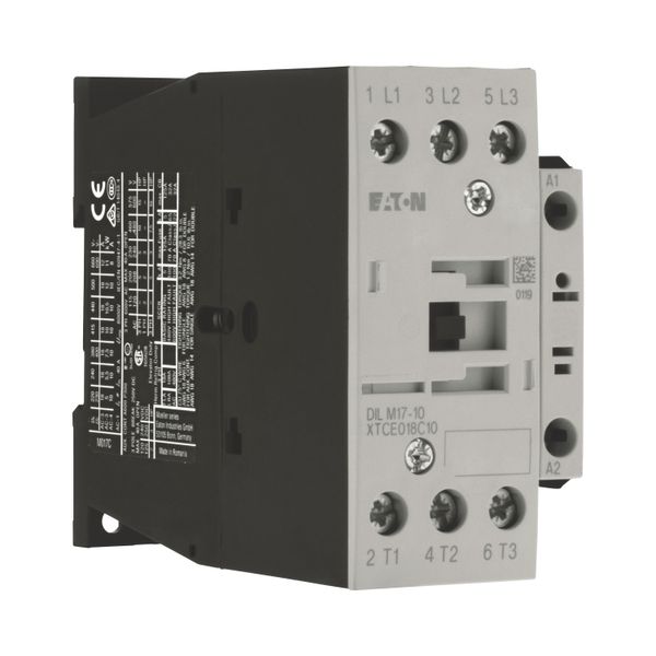 Contactor, 3 pole, 380 V 400 V 7.5 kW, 1 N/O, 230 V 50/60 Hz, AC operation, Screw terminals image 11