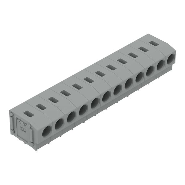 PCB terminal block 2.5 mm² Pin spacing 5/5.08 mm gray image 1