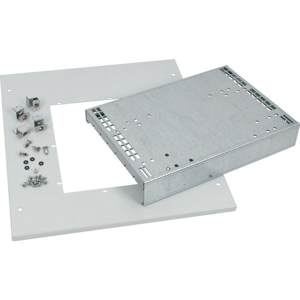 Mounting kit, IZMX40, 3/4p, withdrawable unit, W=600mm, height shrouding cap=40mm, grey image 4