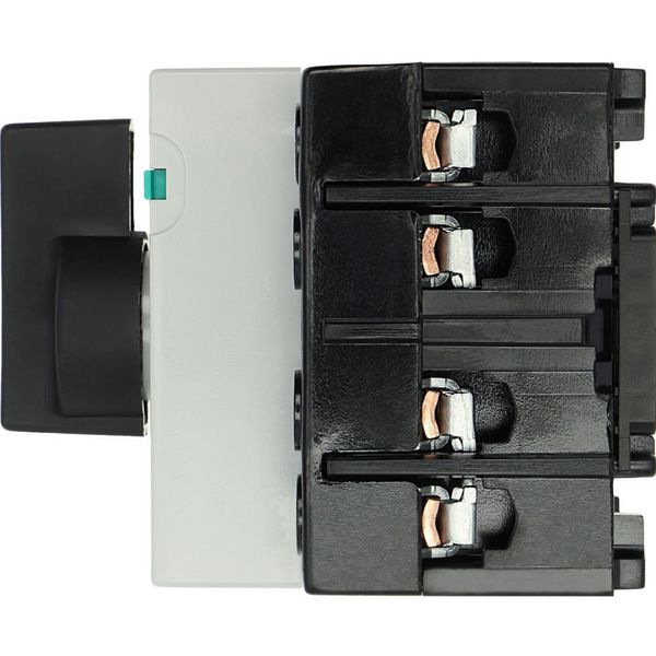 Switch-disconnector, DCM, 63 A, 4 pole, With black rotary handle and drive shaft, Vertical connection image 38