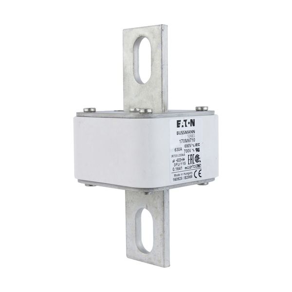 Fuse-link, high speed, 630 A, AC 690 V, size 3, 67 x 92 x 155 mm, aR, IEC, UL image 6