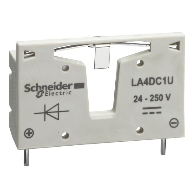 TeSys D - suppressor module - diodes - 12...250 V DC image 2