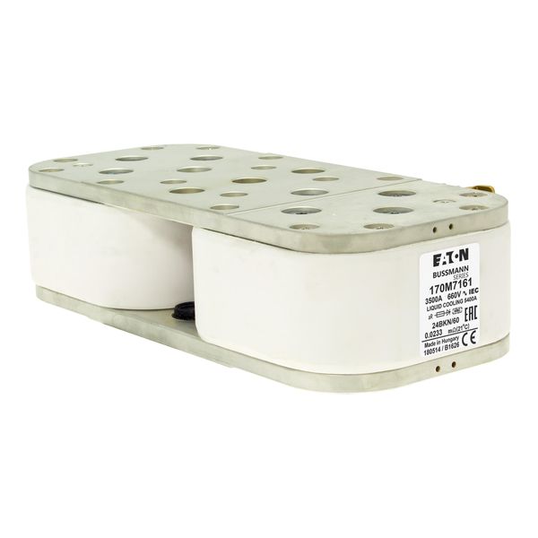 Fuse-link, high speed, 3500 A, AC 690 V, 2 x size 4, 105 x 230 x 60 mm, aR, IEC, single indicator image 16