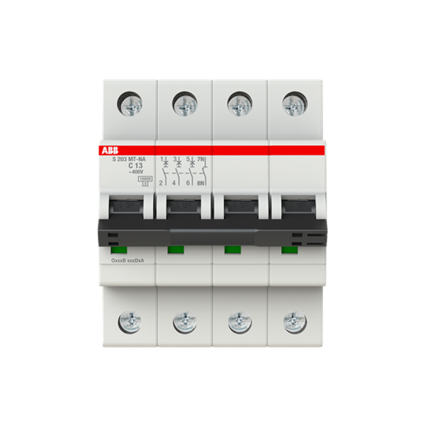 S203MT-C13NA Miniature Circuit Breakers MCBs - 3+NP - C - 13 A image 4