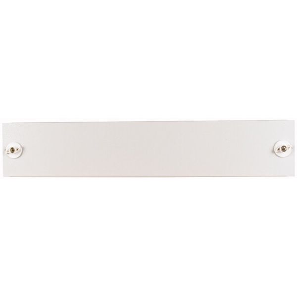 Front plate, for HxW=150x600mm, blind, white image 1