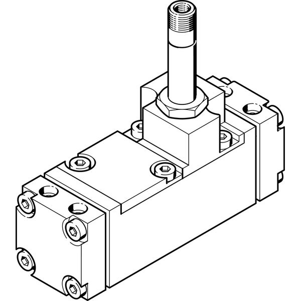 CM-5/2-1/4-FH Air solenoid valve image 1