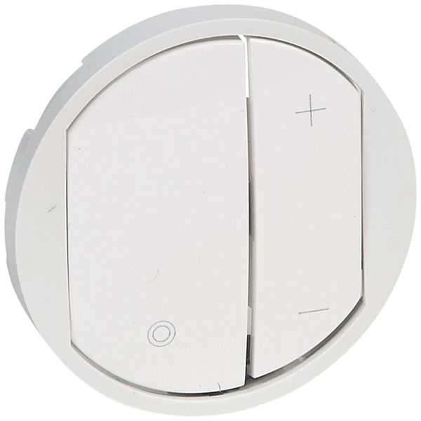 COVER PLATE FOR DIMMER WHITE image 1