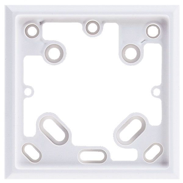 Adapterrahmen aus Kunststoff RAL 9010. Für RTR-E 3000, RTR-E 6000, RTRt-E 5258x, HYG-E 6001, INSTAT 868-r1, INSTAT 868-a1A, FR-E 525 31i und RTR-R1w image 1