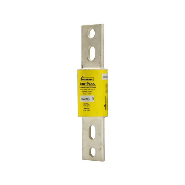 Eaton Bussmann Series KRP-C Fuse, Current-limiting, Time-delay, 600 Vac, 300 Vdc, 900A, 300 kAIC at 600 Vac, 100 kA at 300 kAIC Vdc, Class L, Bolted blade end X bolted blade end, 1700, 2.5, Inch, Non Indicating, 4 S at 500% image 6