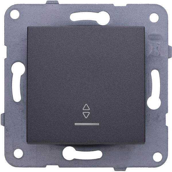 Karre Plus-Arkedia Dark Grey (Quick Connection) Illuminated Two Way Switch image 1