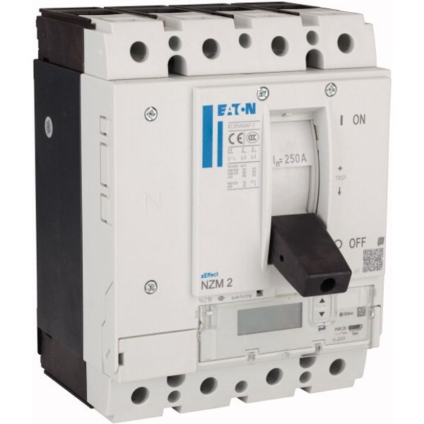 NZM2 PXR25 circuit breaker - integrated energy measurement class 1, 250A, 4p, variable, Screw terminal image 3