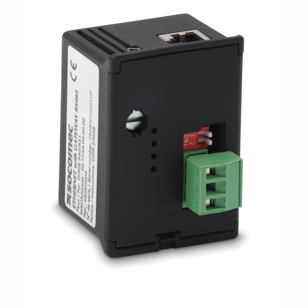 Optional plug-in module ethernet com. + RS485 MODBUS gateway image 1