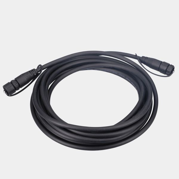 DMX 48V cable with waterproof tongue and groove connectors (5 m) image 1