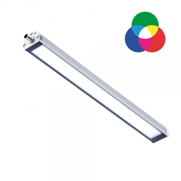 TUBELED_40 II RGB-W ECO, 1040mm, 100°, ~8,6W (R)/~5,8W (G)/~8,6W (B) + ~28,8W (W), M12-A, 24V DC image 1