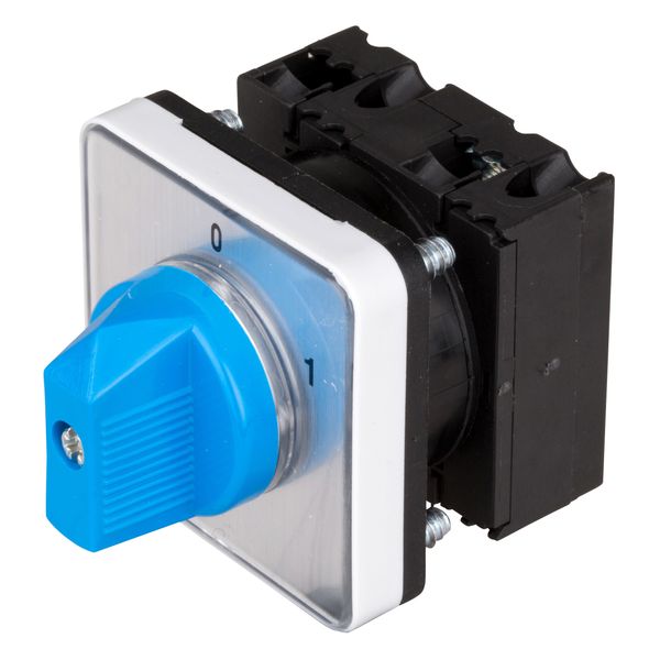 On-OFF Switch, 1 pole, 20A, for panel mounting 0-1 image 4