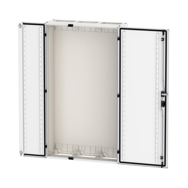 Wall-mounted enclosure EMC2 empty, IP55, protection class II, HxWxD=1400x800x270mm, white (RAL 9016) image 9