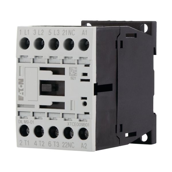 Contactor, 3 pole, 380 V 400 V 4 kW, 1 NC, 110 V 50 Hz, 120 V 60 Hz, AC operation, Screw terminals image 8