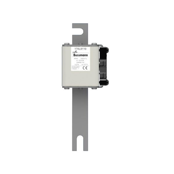 Fuse-link, high speed, 450 A, AC 1000 V, Size 2, 59 x 77 x 204 mm, aR, IEC, single indicator image 5