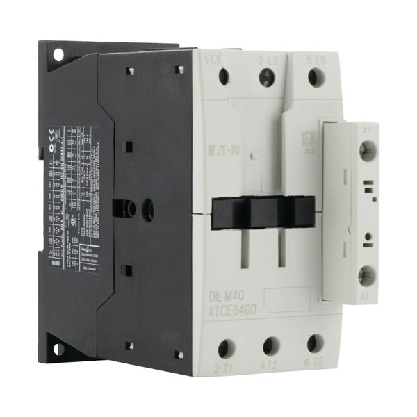 Contactor, 3 pole, 380 V 400 V 18.5 kW, 400 V 50 Hz, 440 V 60 Hz, AC operation, Screw terminals image 11
