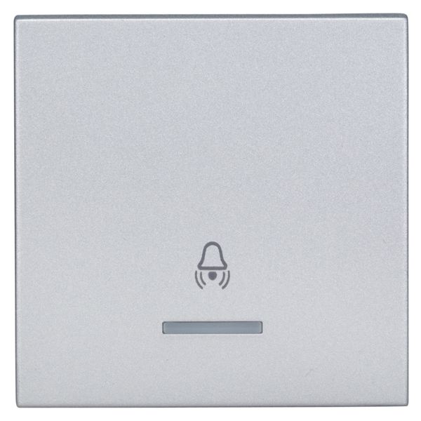 Rocker, tranparent control window and symbol bell, silver image 2