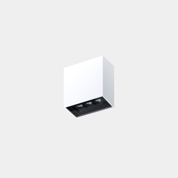 Ceiling fixture Bento Surface 3 LEDS 6.3W LED warm-white 2700K CRI 90 ON-OFF White IP23 603lm image 1