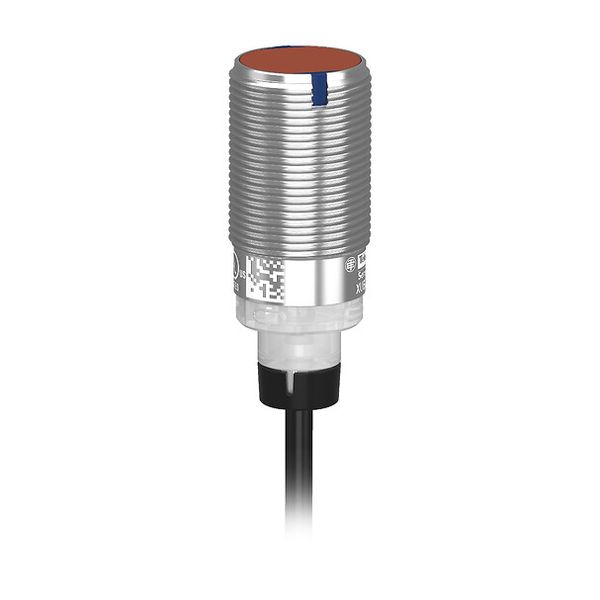 Photoelectric sensors XU, Photo electric sensor, Cylindrical, Metal, Thru-beam, Transmitter, Smax 30m, Cable 2m image 1