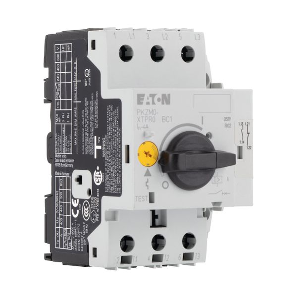 Motor-protective circuit-breaker, 3p+1N/O+1N/C, Ir=6.3-10A, screw conn image 17