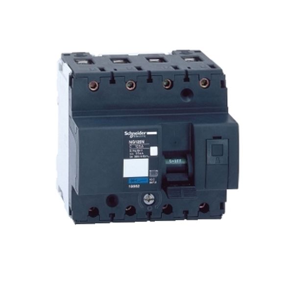 Miniature circuit-breaker, Acti9 NG125N, 4P, 80 A, C curve, 25 kA (IEC 60947-2) image 2