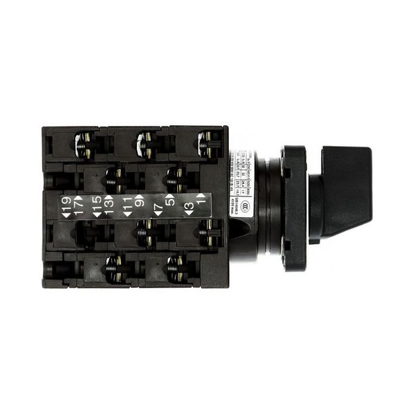 Step switches, T3, 32 A, flush mounting, 5 contact unit(s), Contacts: 9, 45 °, maintained, Without 0 (Off) position, 1-3, Design number 8270 image 25