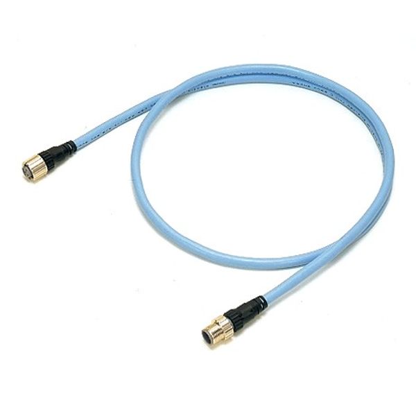 DeviceNet vibration-resistant thin cable, straight M12 connectors (1 m image 2