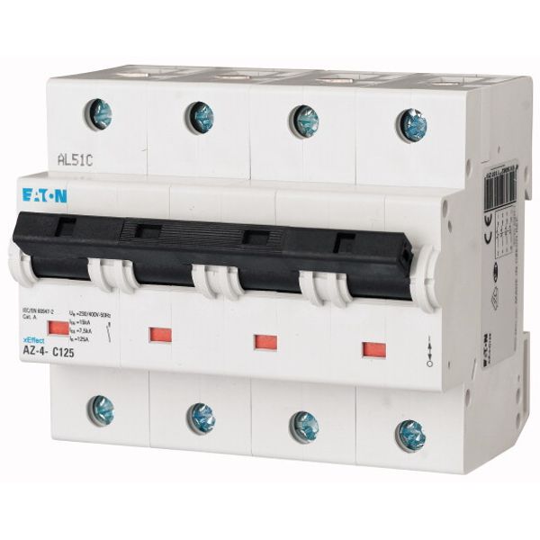 Miniature circuit breaker (MCB), 20A, 4p, type D characteristic image 1