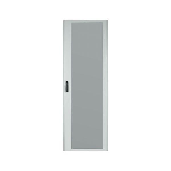 Glass door, for HxW=2060x800mm, Clip-down handle, white image 4