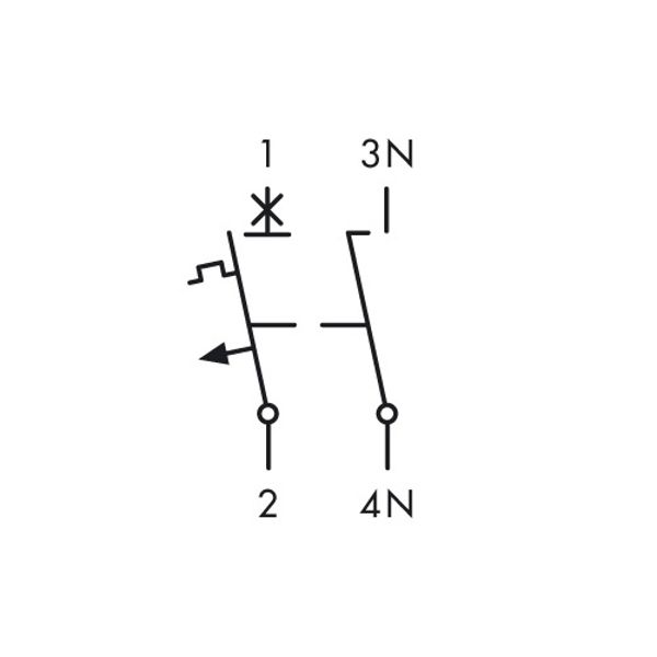 Miniature Circuit Breaker C4/1+N, 1MW, 4,5kA image 3
