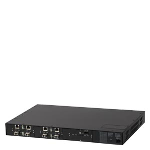 6GK6022-0AS23-0DB0-Z A09+B09+C07+D00+E01 The RUGGEDCOM RSG2200 is an industrially hardened, fully managed modular Gigabit Ethernet switch; 128-bit Encryption image 1