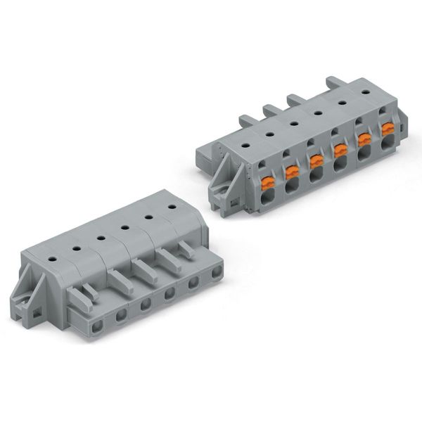 2231-205/031-000 1-conductor female connector; push-button; Push-in CAGE CLAMP® image 3