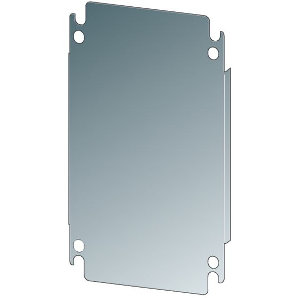 Mounting plate, galvanized, for HxW=600x600mm image 1