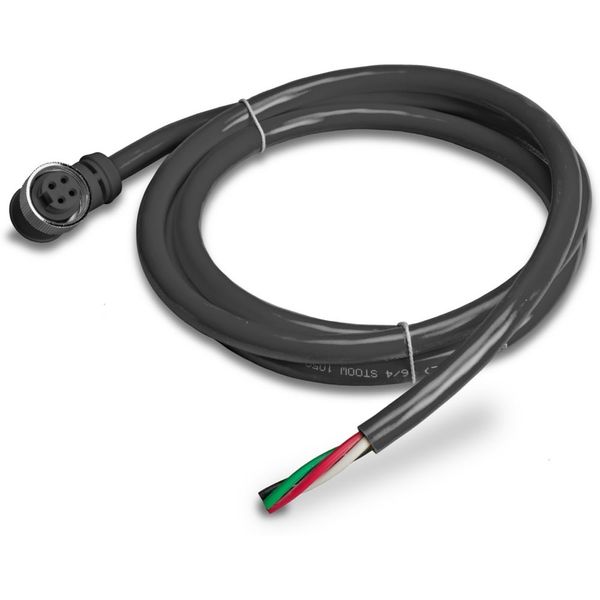 MB-Power-cable, IP67, 4 m, 4 pole, Prefabricated on one side with 7/8z right-angle socket image 3