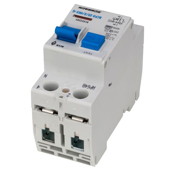 Residual current circuit breaker 25A, 2-pole,30mA, type AC,G image 3