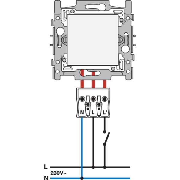 Orientation lighting with white LEDs, 830 lux and emergency battery, 6 image 2