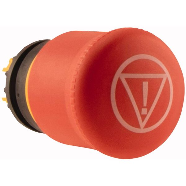 Emergency stop/emergency switching off pushbutton, RMQ-Titan, Mushroom-shaped, 38 mm, Non-illuminated, Pull-to-release function, Red, yellow image 4