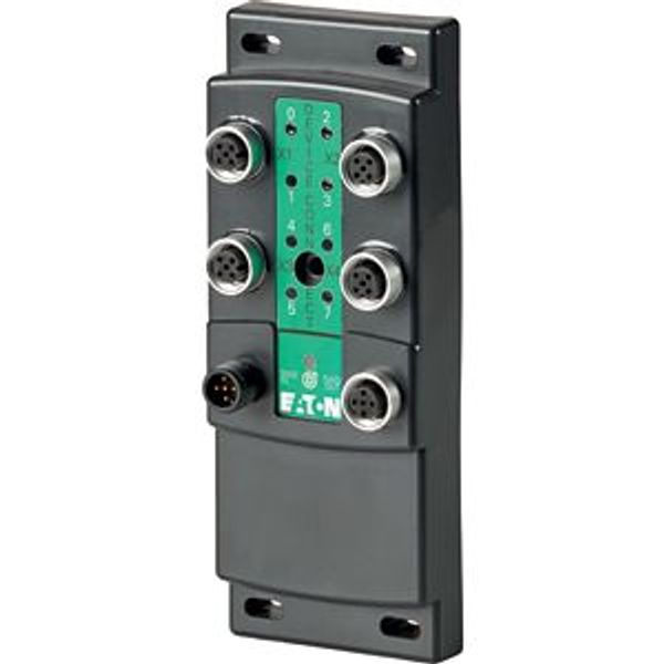 SWD Block module I/O module IP69K, 8 inputs with 24 V DC power supply, 4 M12 I/O sockets image 4