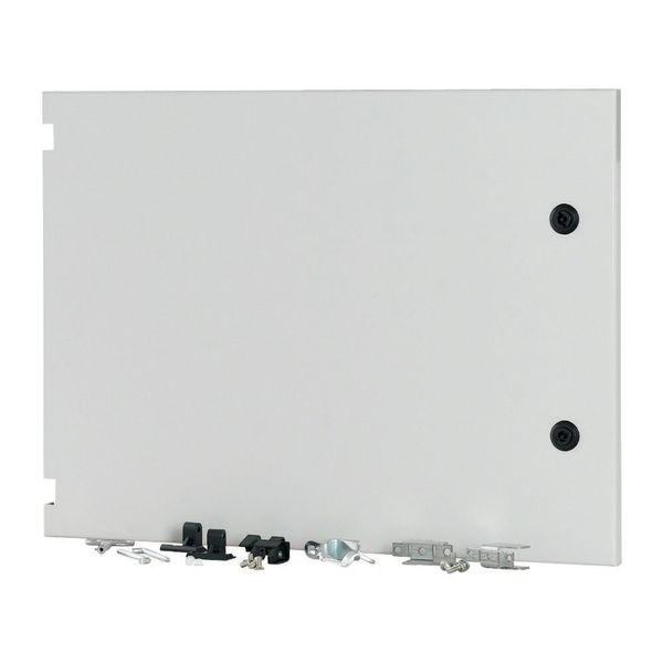 Section wide door, closed, HxW=450x600mm, IP55, grey image 6