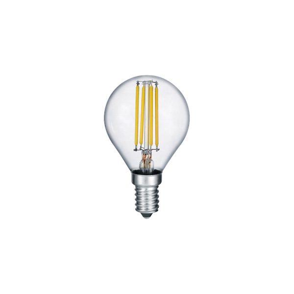 Bulb LED E14 filament compact 4W 470lm 2700K 3-pack image 1