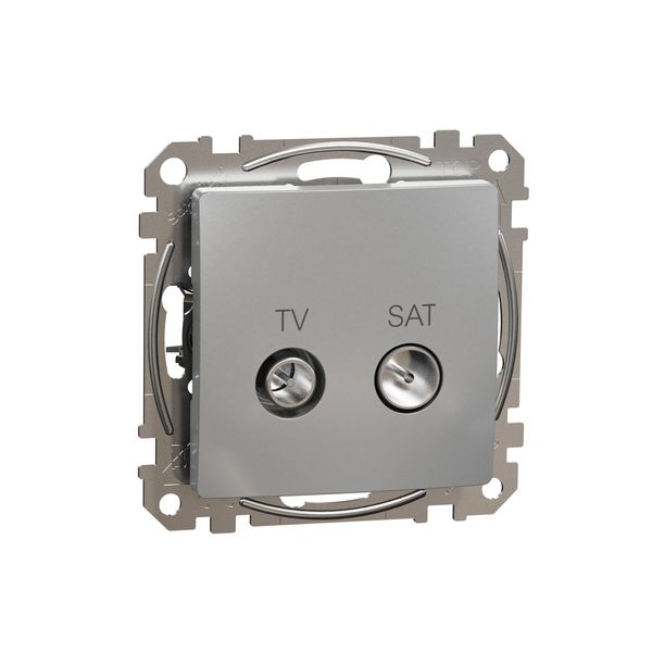 TV/SAT Socket intermediate 10db, Sedna, Aluminium image 4
