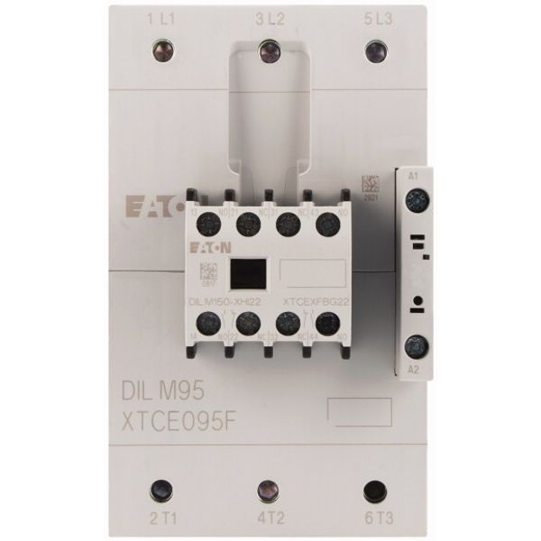 Contactor, 380 V 400 V 45 kW, 2 N/O, 2 NC, 230 V 50 Hz, 240 V 60 Hz, AC operation, Screw terminals image 2