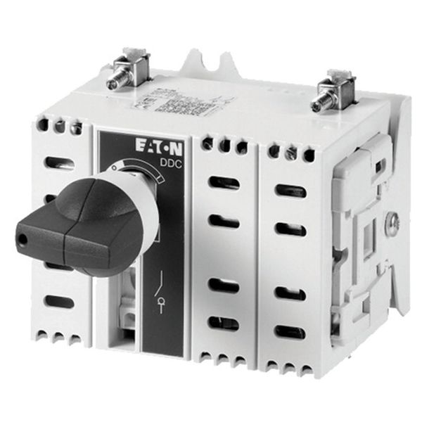 DC switch disconnector, 200 A, 2 pole, 2 N/O, 2 N/C, with grey knob, rear mounting image 5